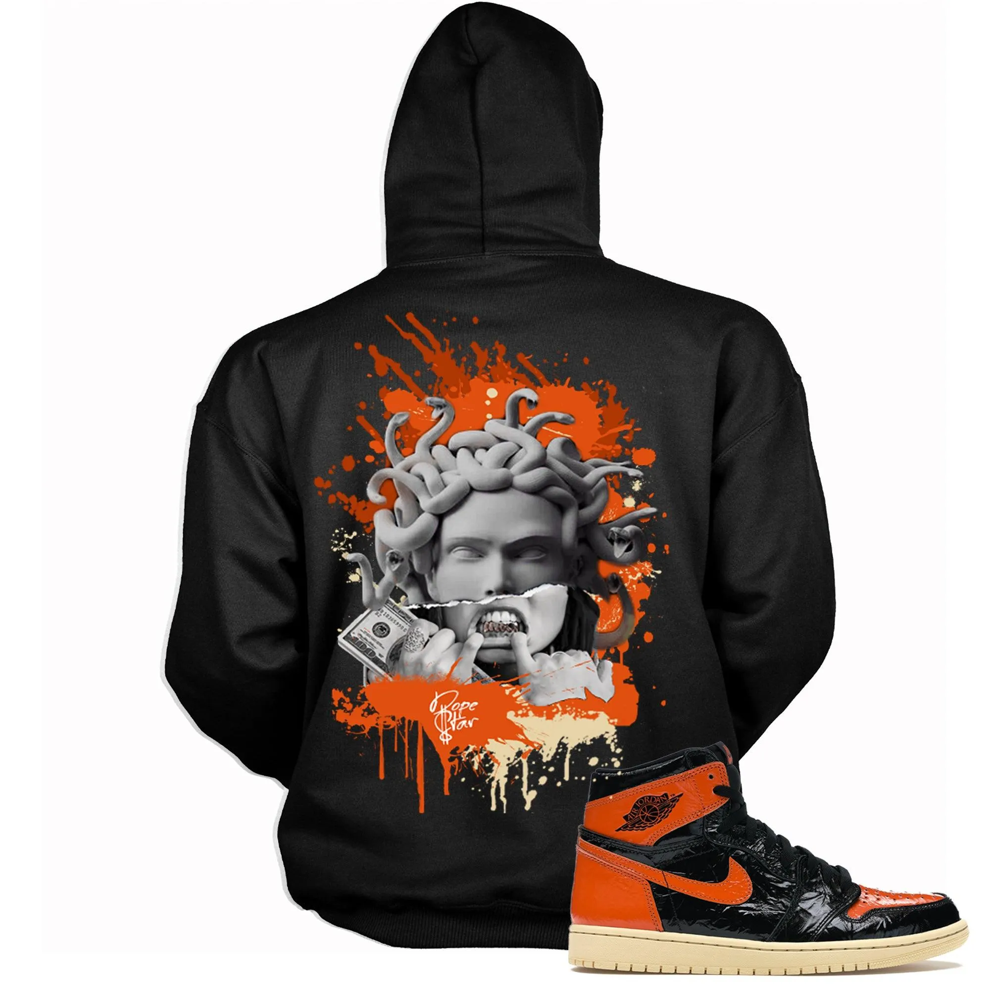 1 High Shattered Backboard 3 Hoodie Medusa