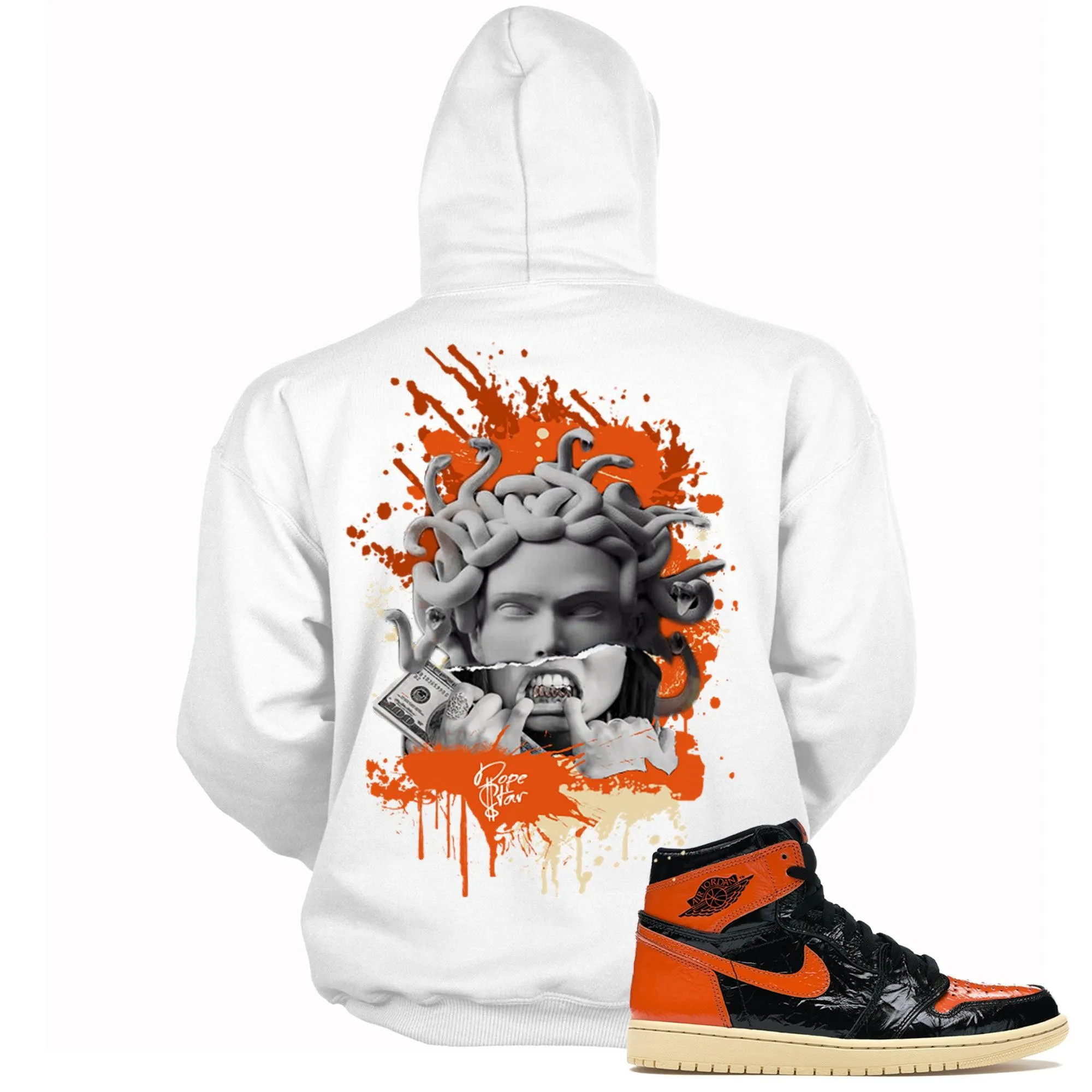 1 High Shattered Backboard 3 Hoodie Medusa