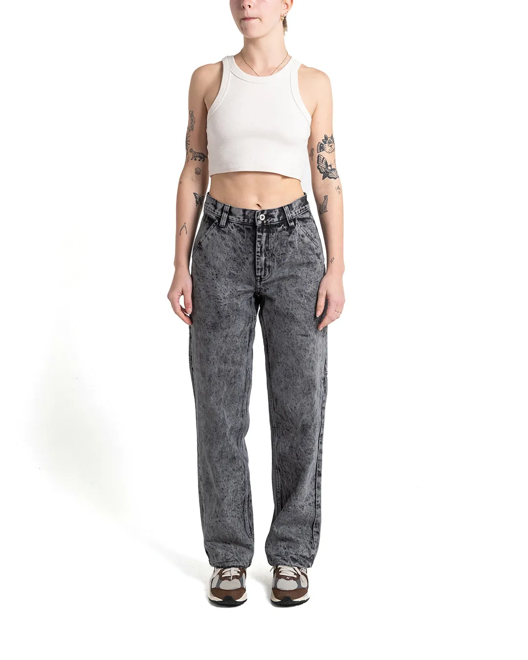 Acid Bernie Pant - Black Acid Stonewash