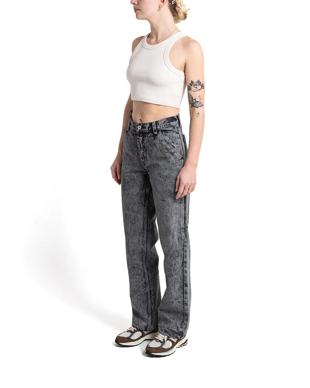 Acid Bernie Pant - Black Acid Stonewash