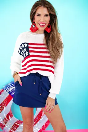 Americana Flag Sweater