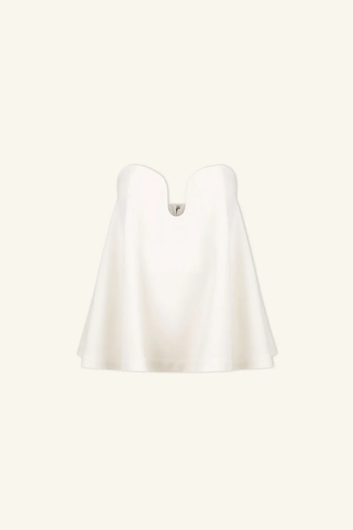 AMURA STRAPLESS TOP - CREAM