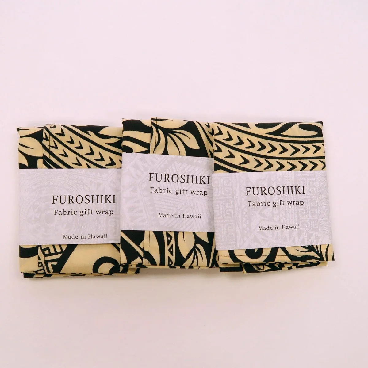 Beige Tapa Gift Wrap Furoshiki | Eco Wrapping Cloth