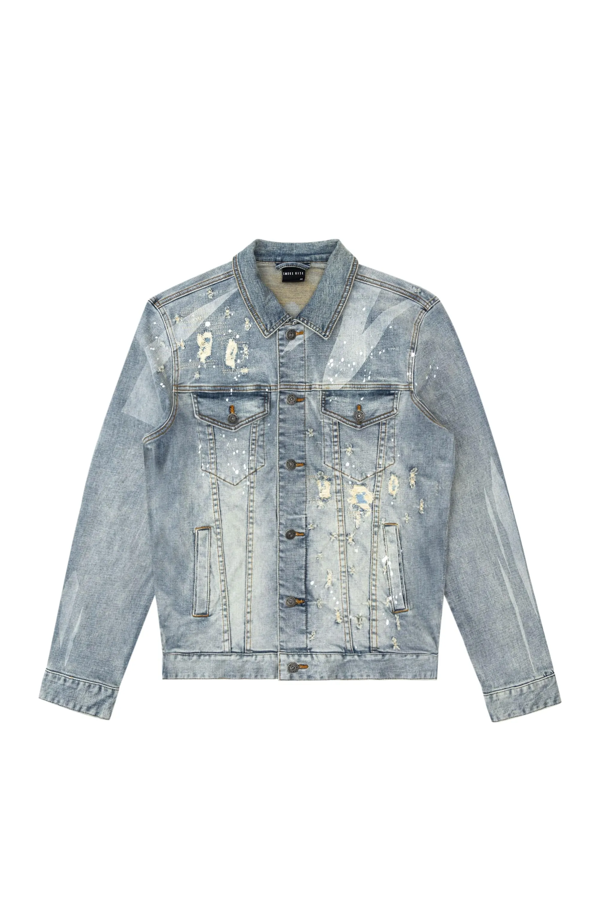 Big and Tall Shotgun Jean Jacket - Industrial Blue