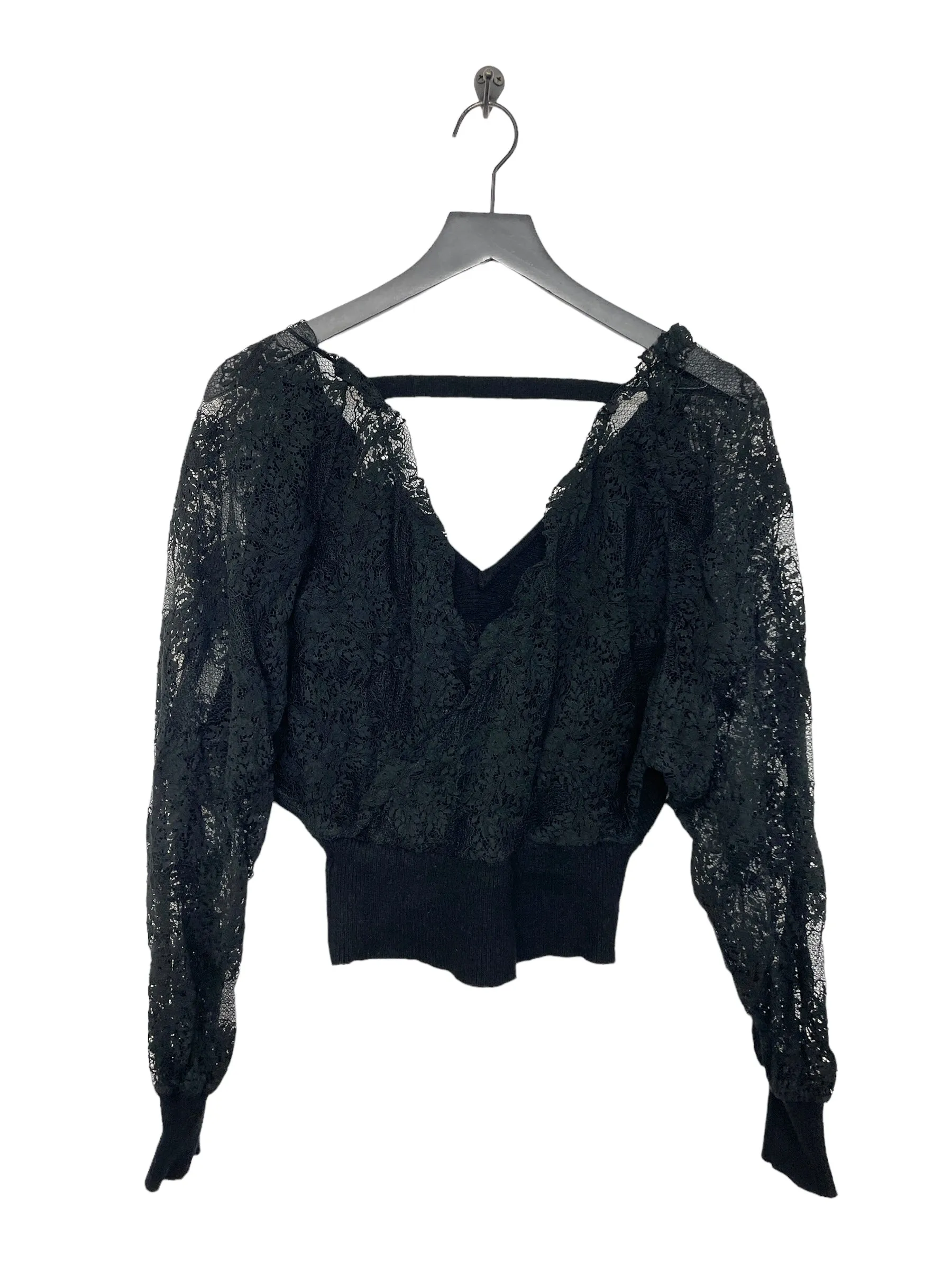 Black Sweater En Creme, Size L