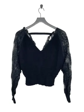 Black Sweater En Creme, Size L