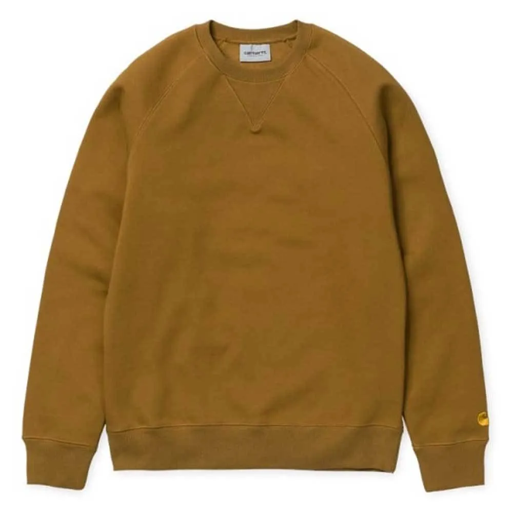 Carhartt Chase Sweatshirt - Hamilton Brown / Gold