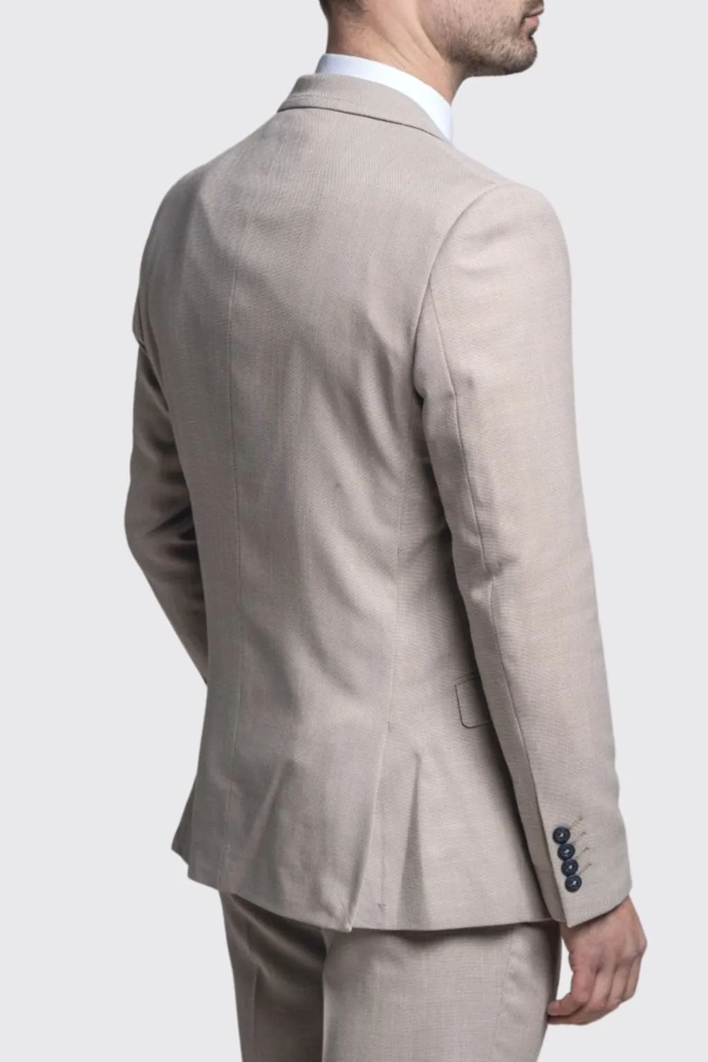 Cavani Miami Beige Three Piece Suit