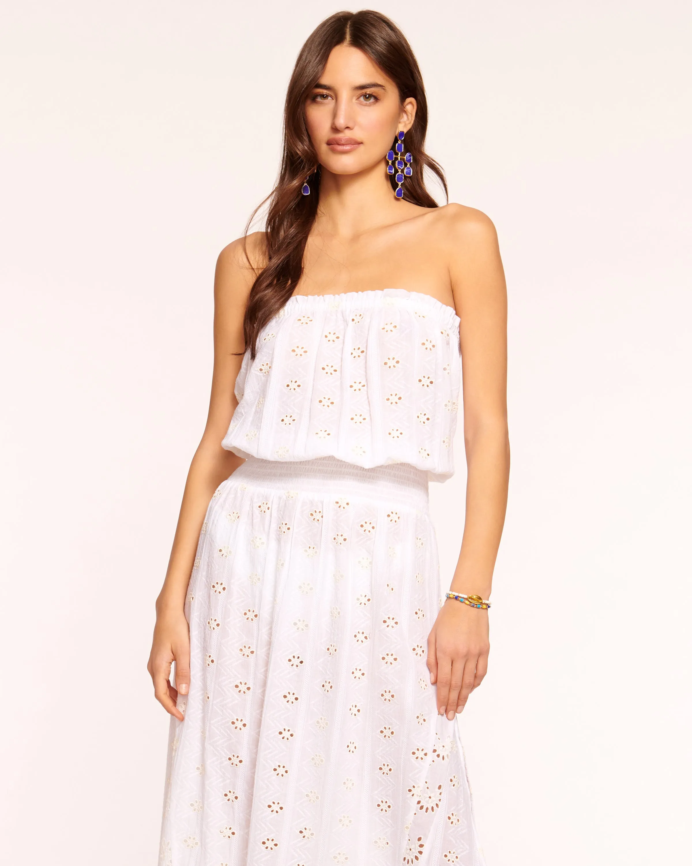 Cynthia Strapless Coverup Maxi Dress