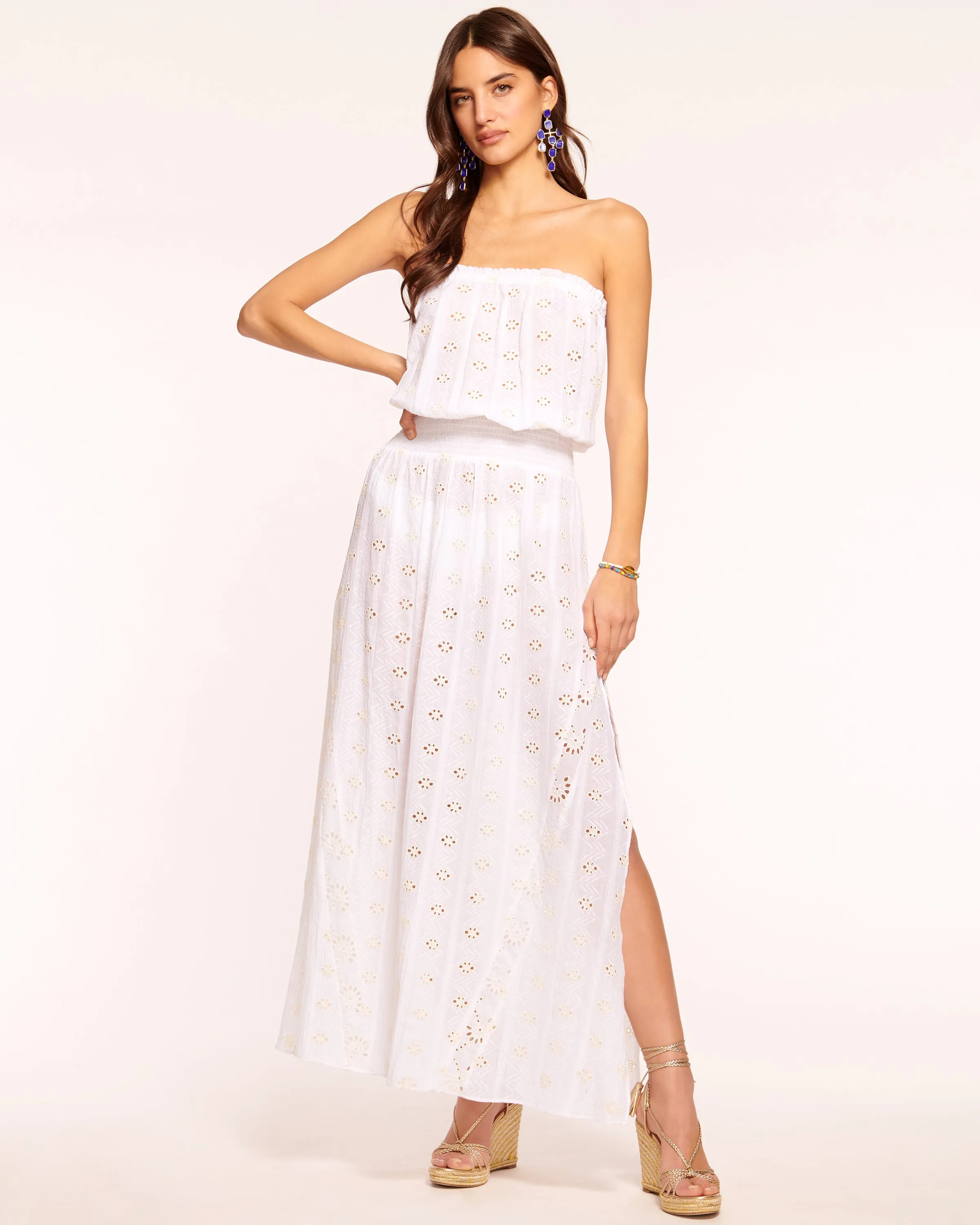 Cynthia Strapless Coverup Maxi Dress