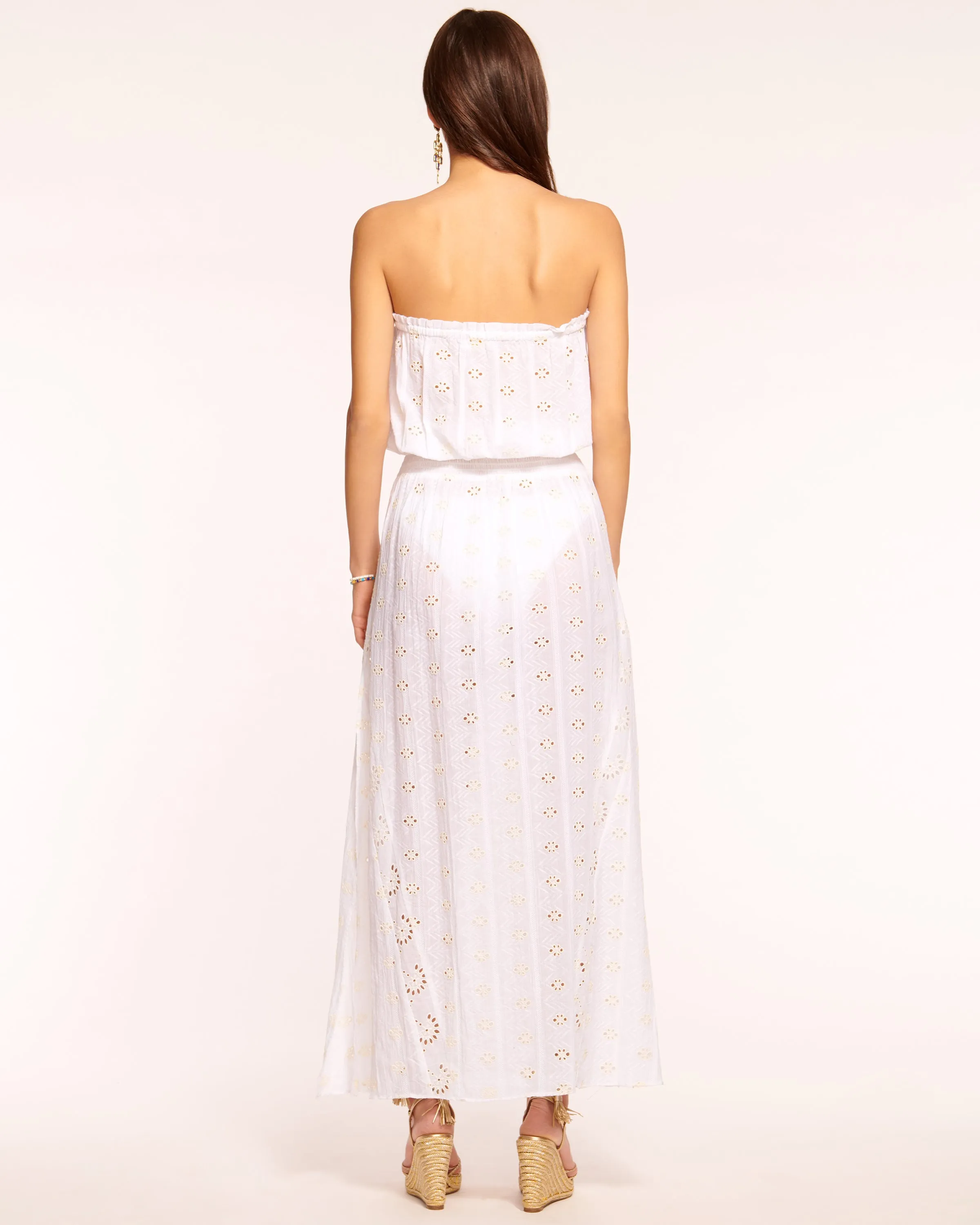 Cynthia Strapless Coverup Maxi Dress