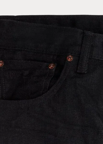 Double RL - Slim Fit Black-on-Black Selvedge Jean