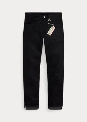 Double RL - Slim Fit Black-on-Black Selvedge Jean