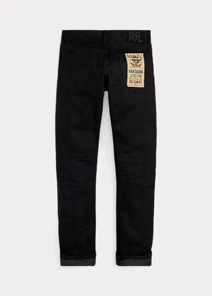 Double RL - Slim Fit Black-on-Black Selvedge Jean