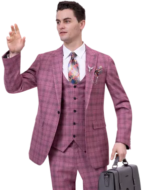 EJ Samuel Mauve Suit M2765