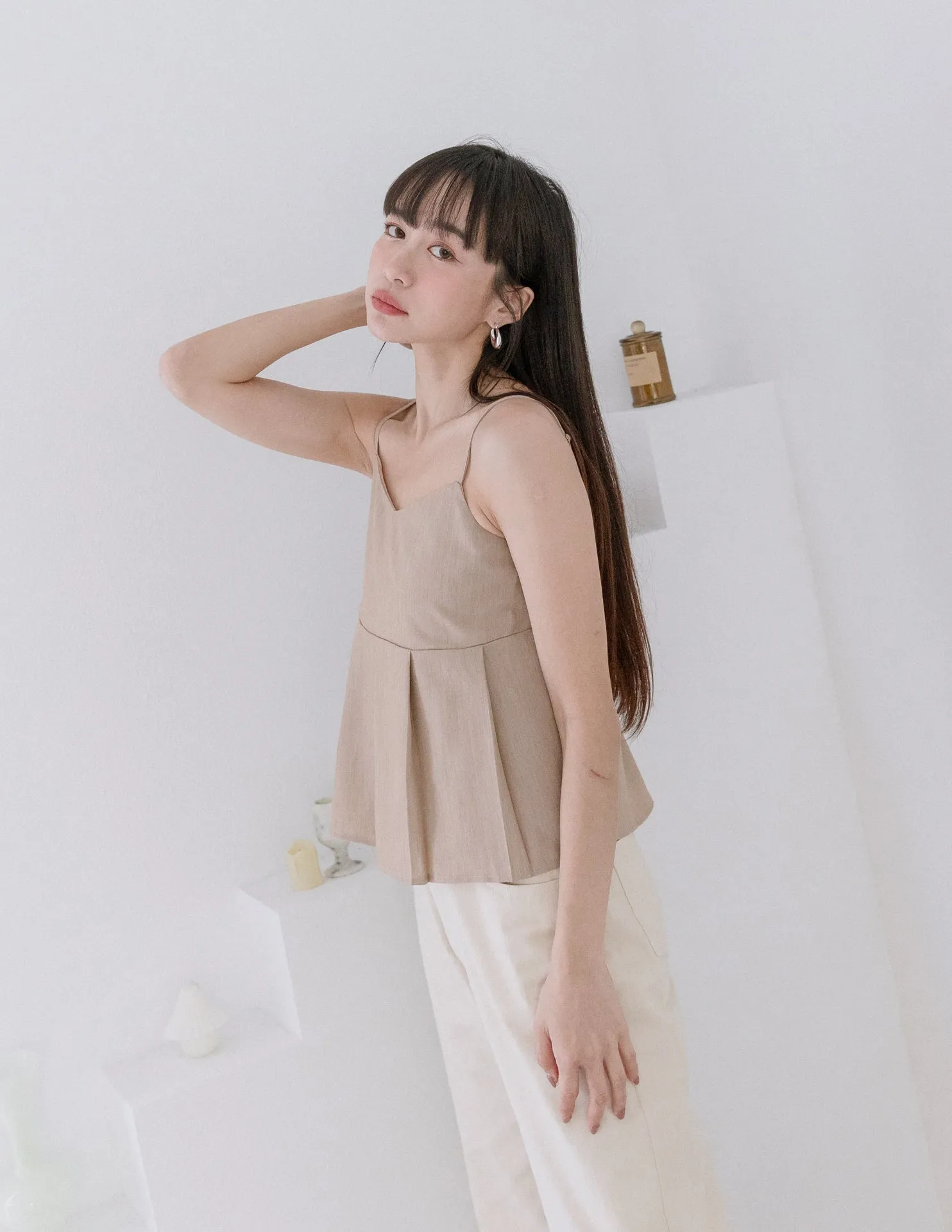 Emry Top in Khaki