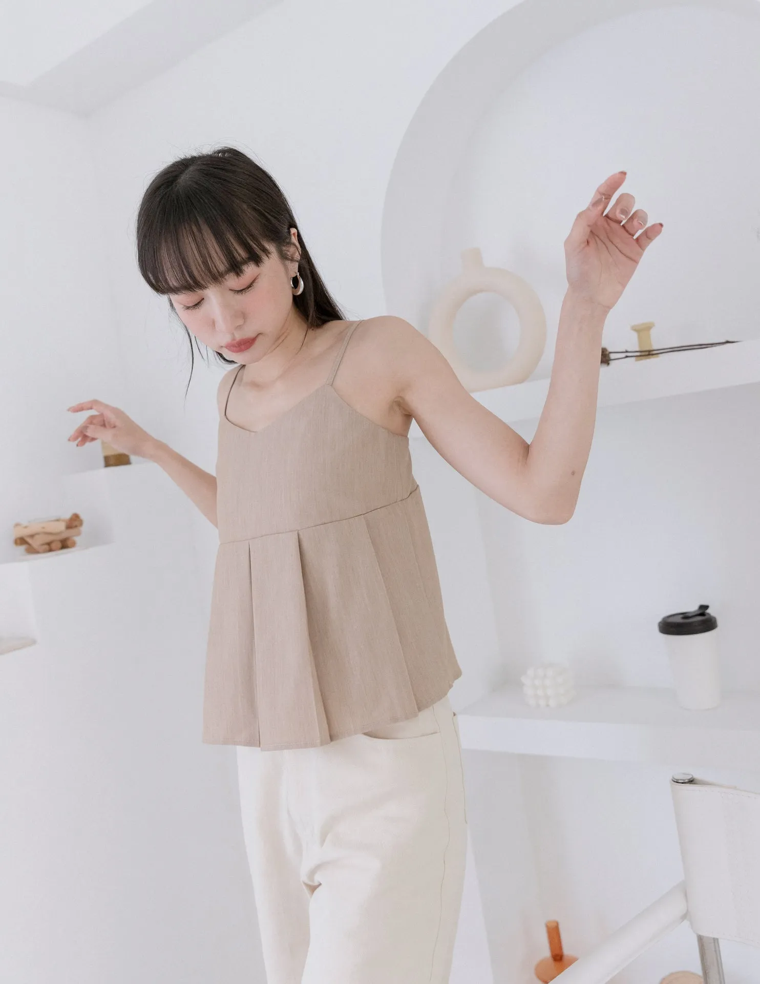 Emry Top in Khaki