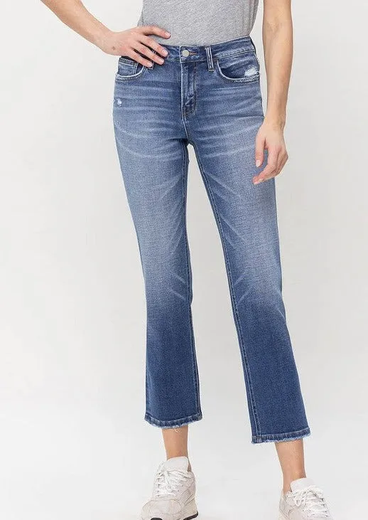 Flying Monkey Midrise Cropped Straight Jean