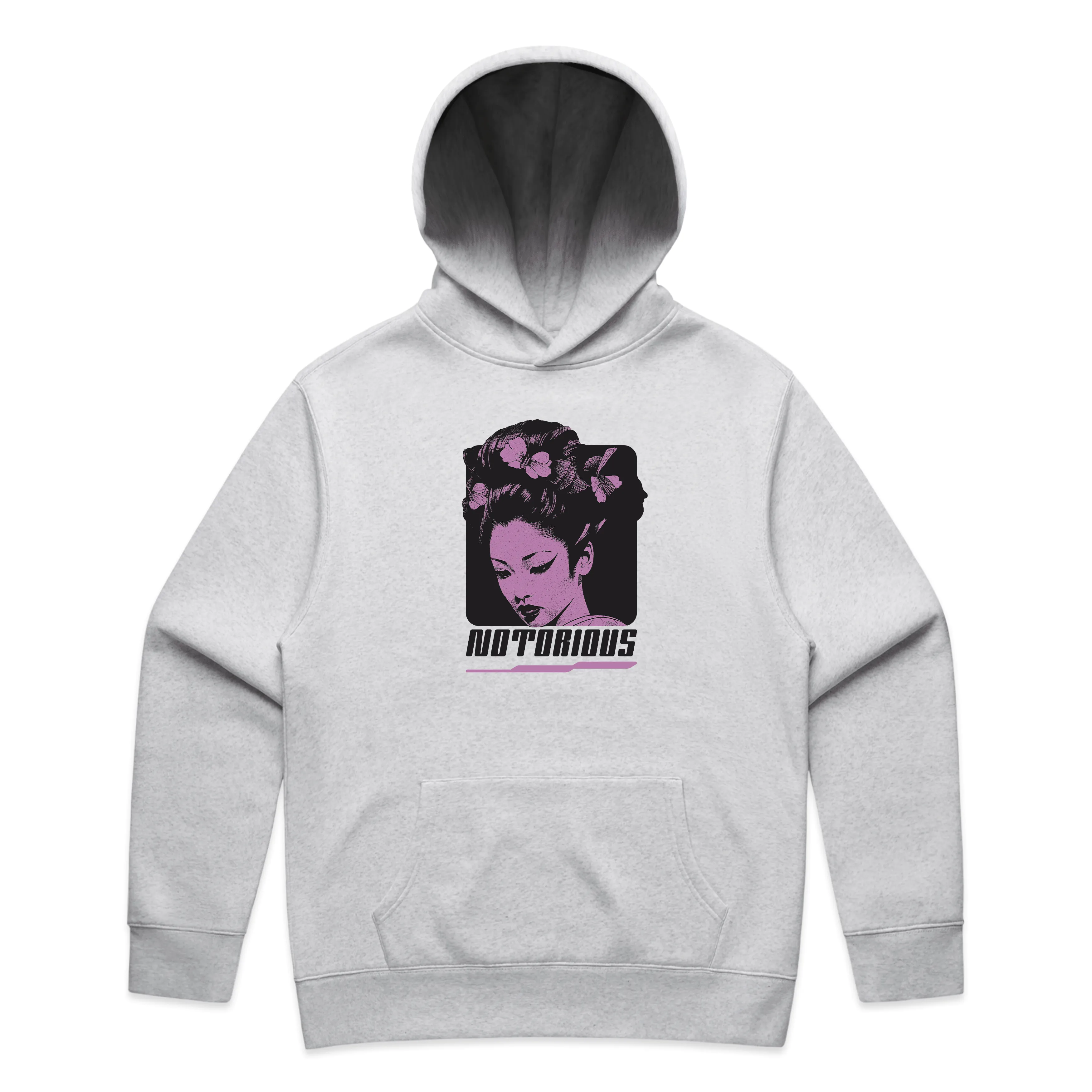 Geisha Hoodie Grey