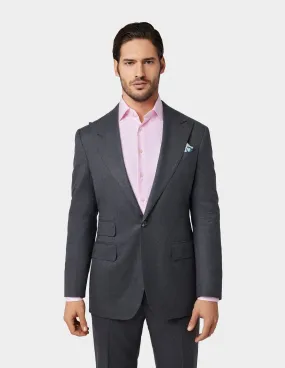 Grey Single Breasted Suit