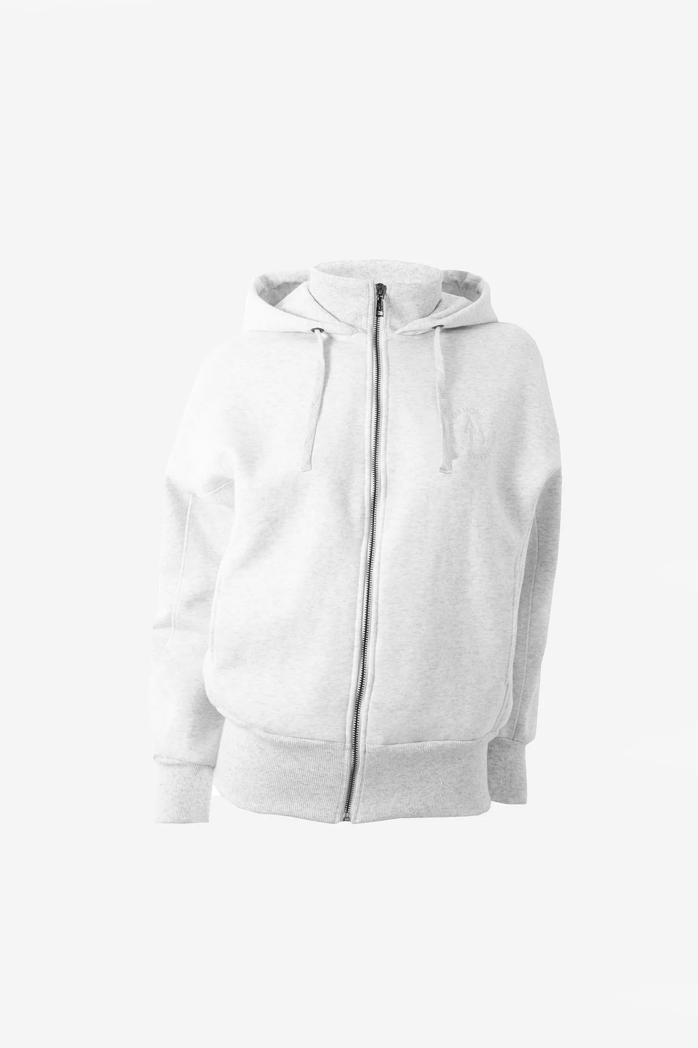 Grey Zip Hoodie