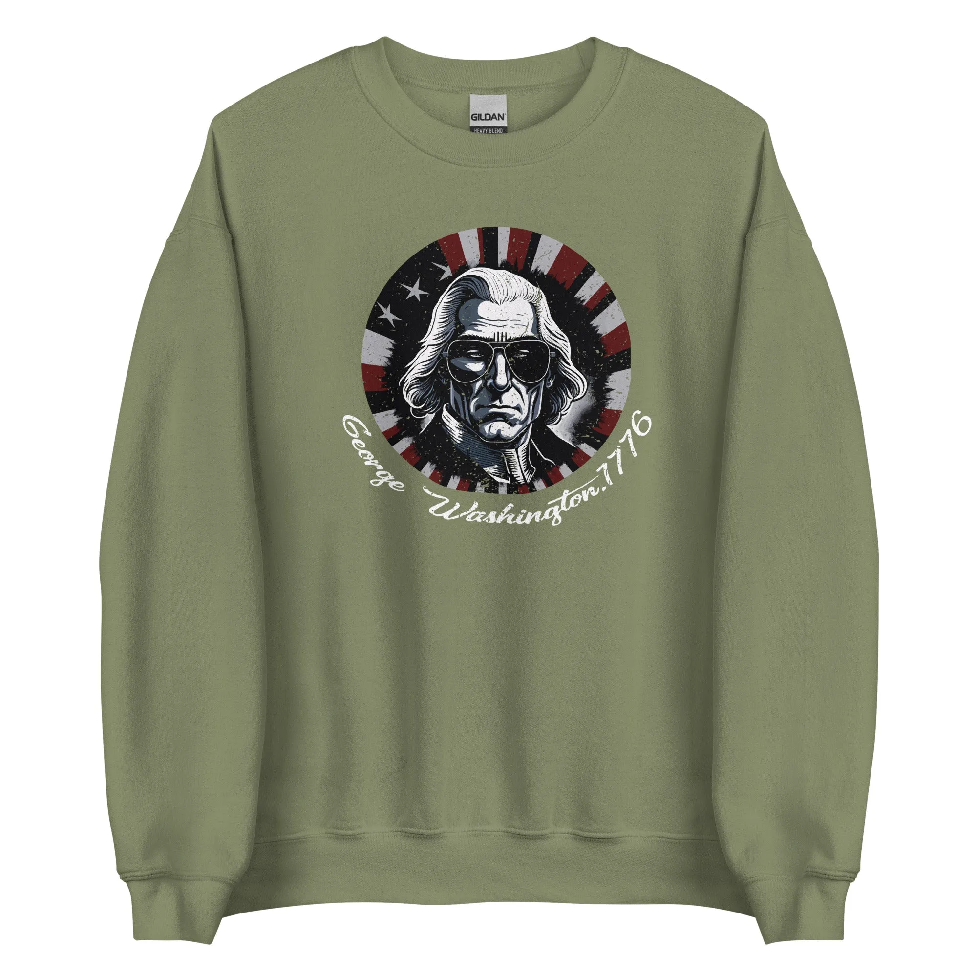 History Unisex George Washington Sweatshirt Size S - 5Xl