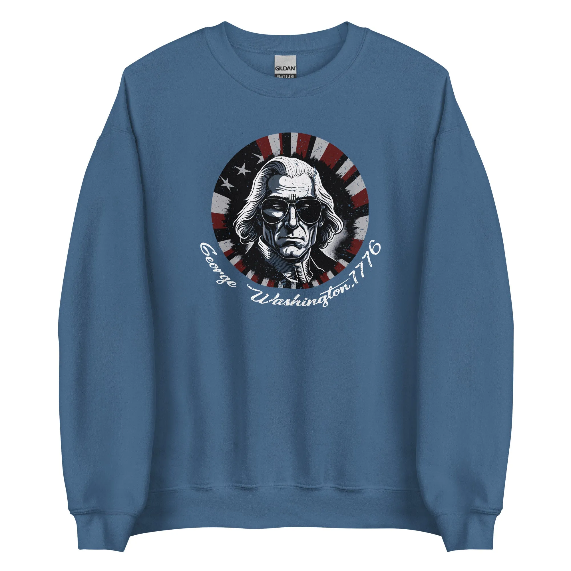 History Unisex George Washington Sweatshirt Size S - 5Xl