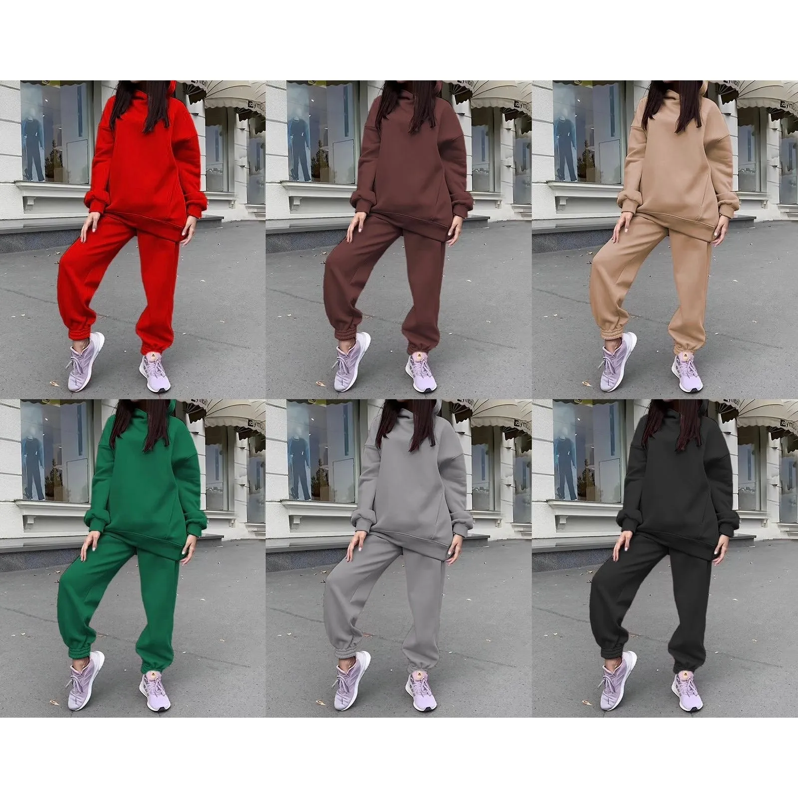 Hooded Winter Tracksuit Set