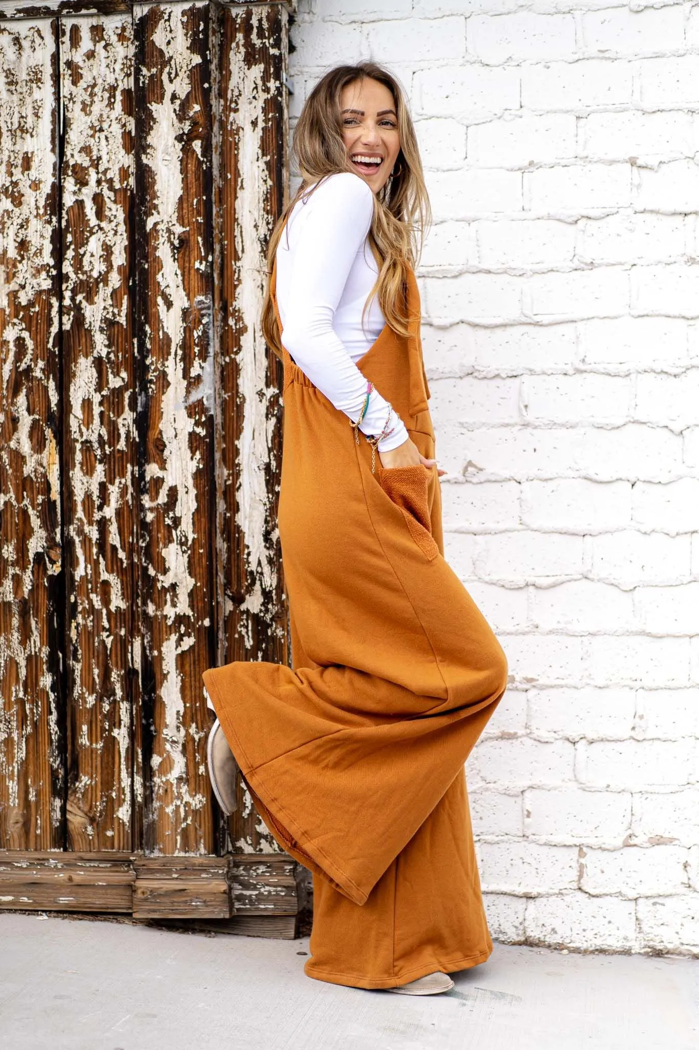 Jodi Jumpsuit - Camel