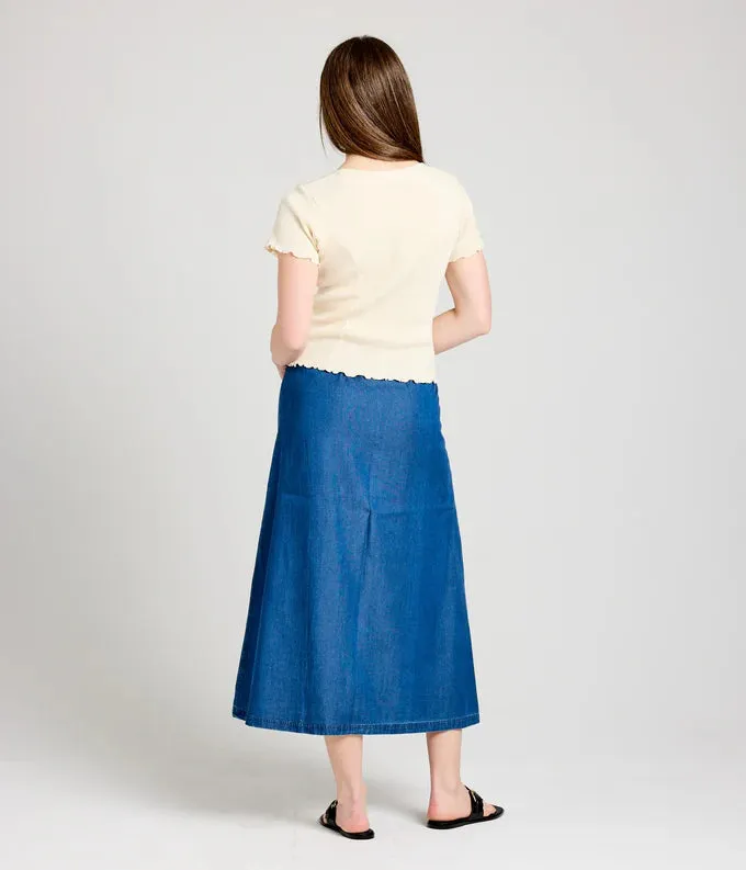 Known Supply - Willow Skirt | Chambray