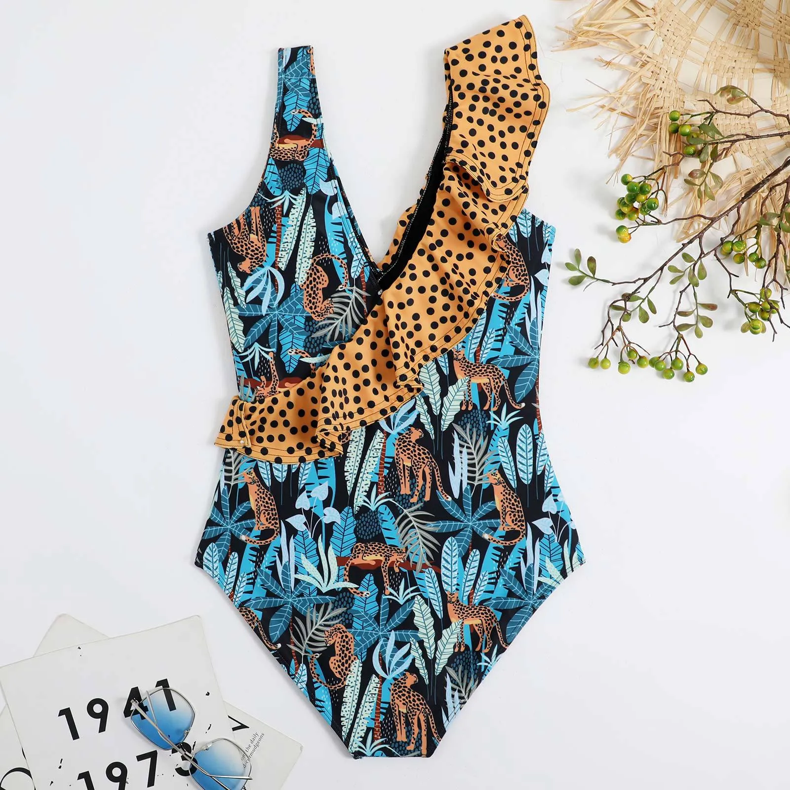 Leopard Print Swimwear