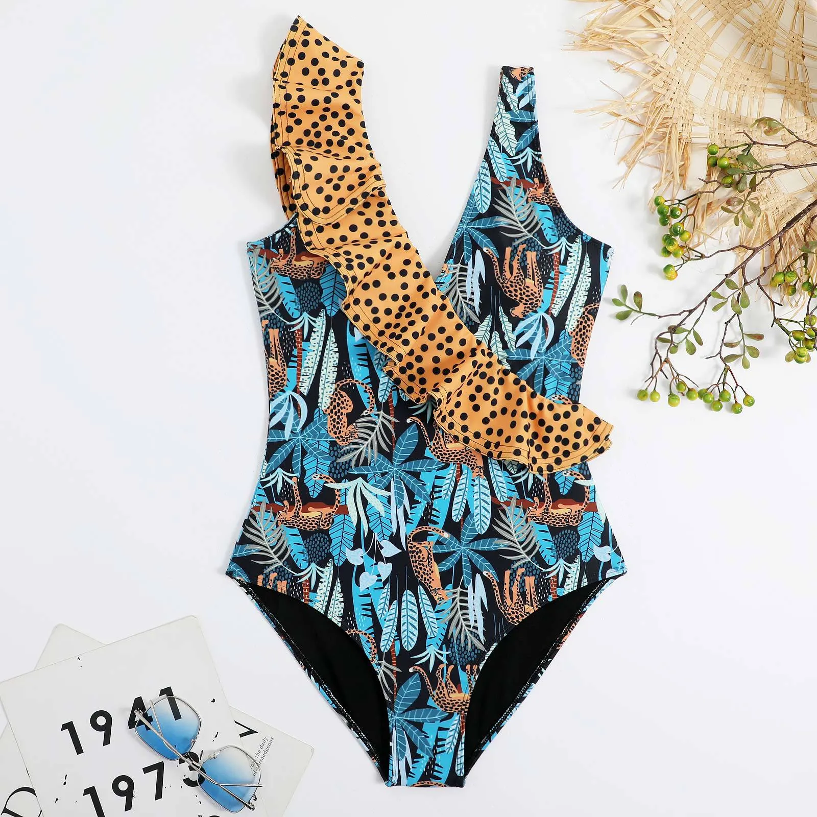 Leopard Print Swimwear