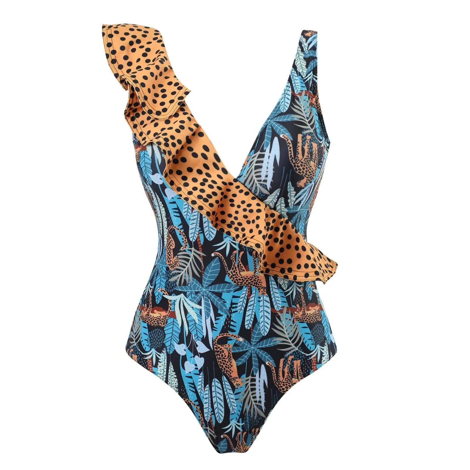 Leopard Print Swimwear