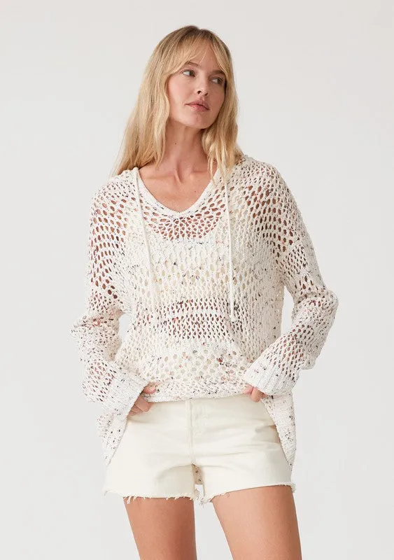 Long Sleeve Crochet Pullover Sweater