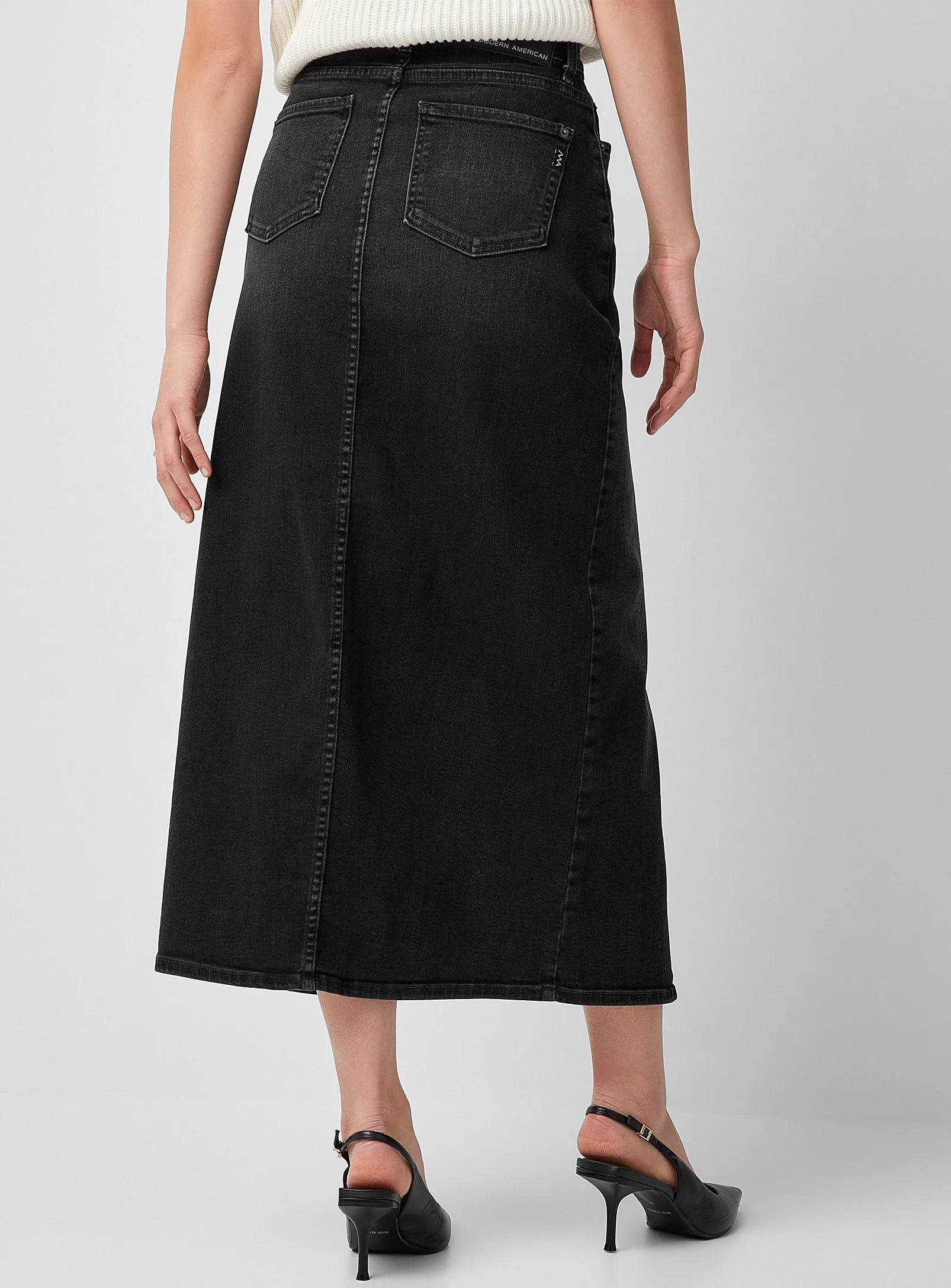 Maxine Denim Maxi Skirt