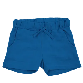 Maxomorra Blue Muslin Shorts