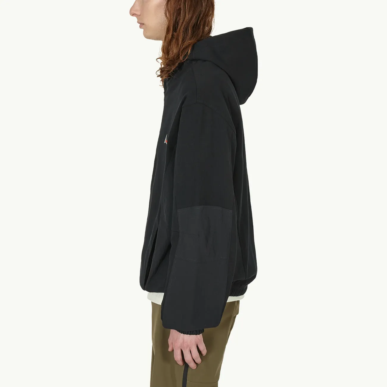 Paneled Hoodie - Black