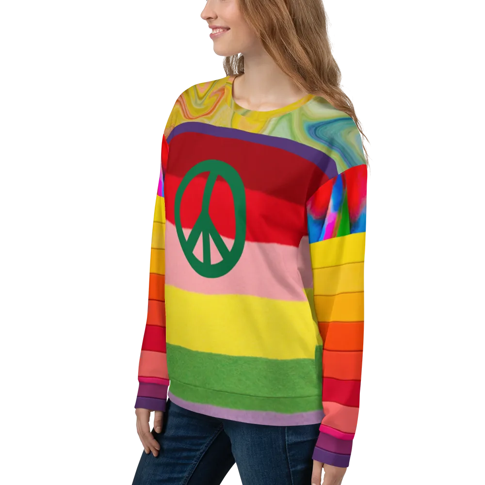 Peace Love & Rainbows Sweatshirt