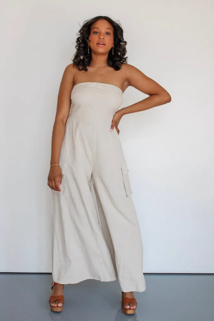 Sand Tropez Strapless Jumpsuit