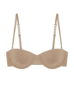 sheer tactel balconette bra