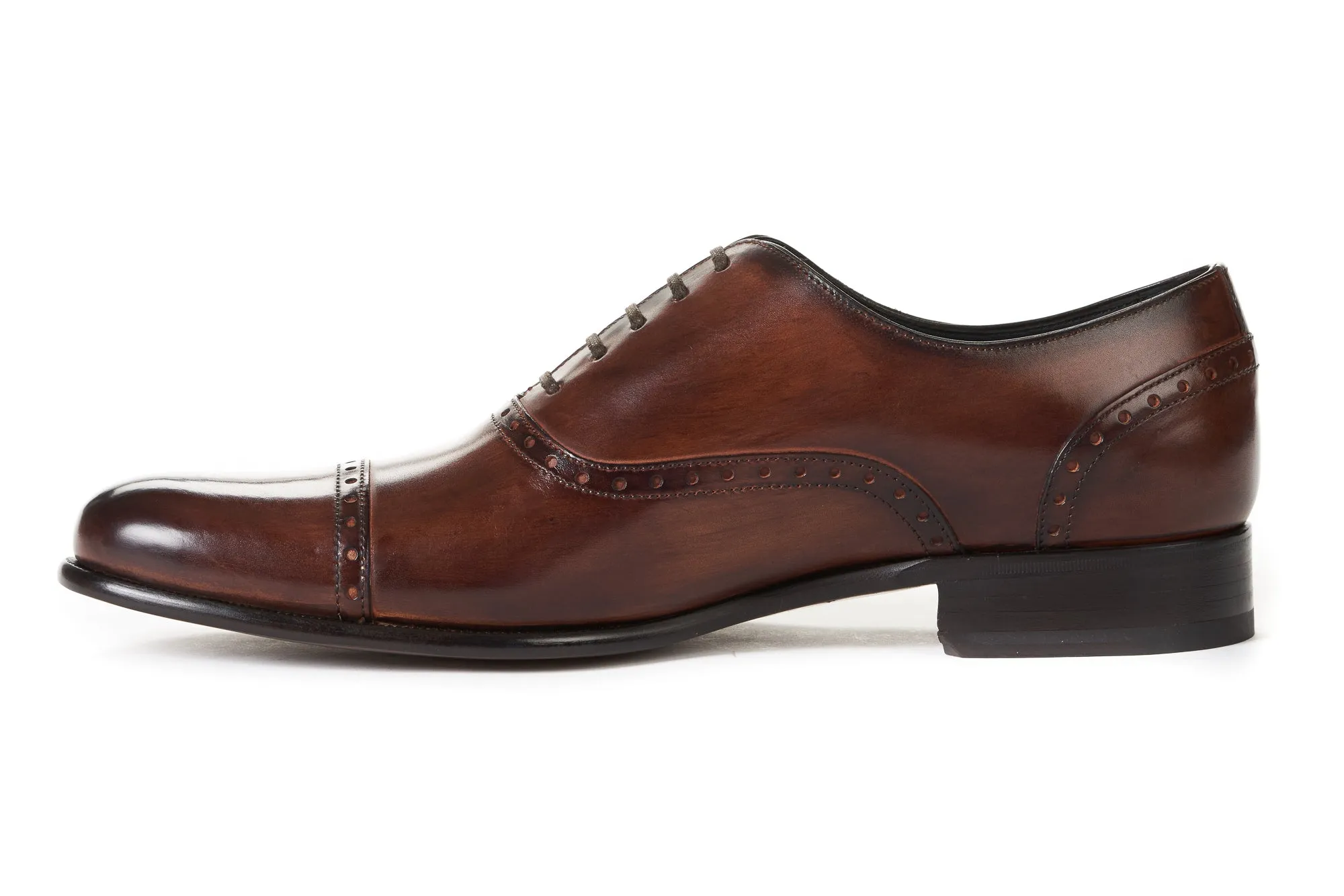 The Brando Semi-Brogue Oxford - Brown