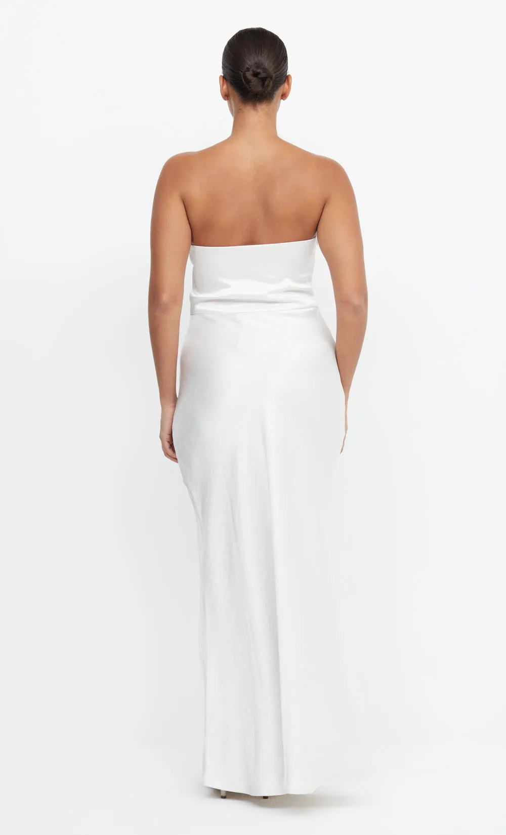 THE DREAMER STRAPLESS DRESS - IVORY