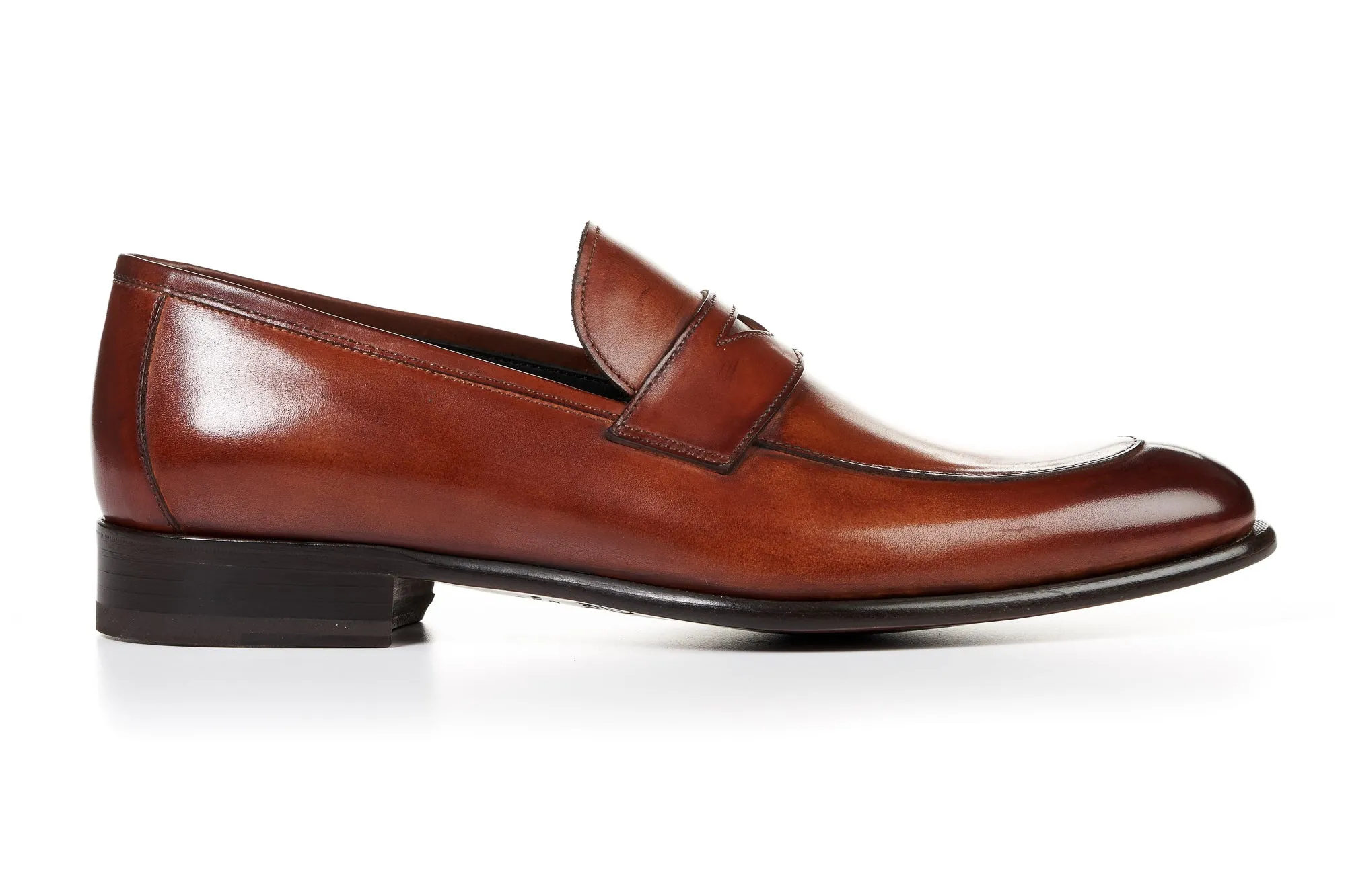 The Stewart Penny Loafer - Havana Brown