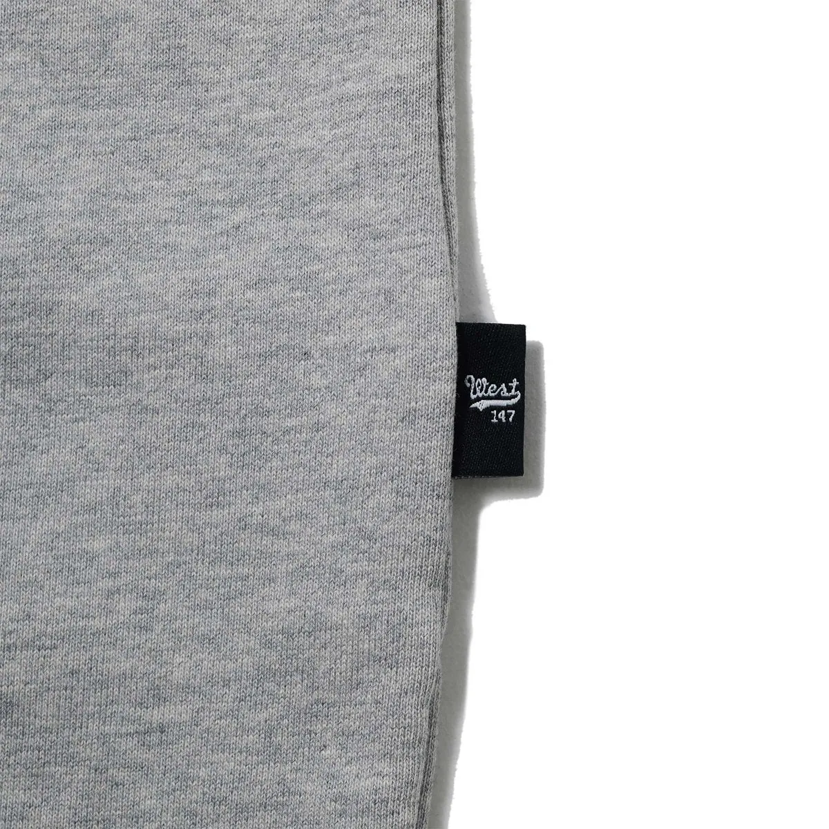 West NYC French Terry Tee Shirt Heather Grey